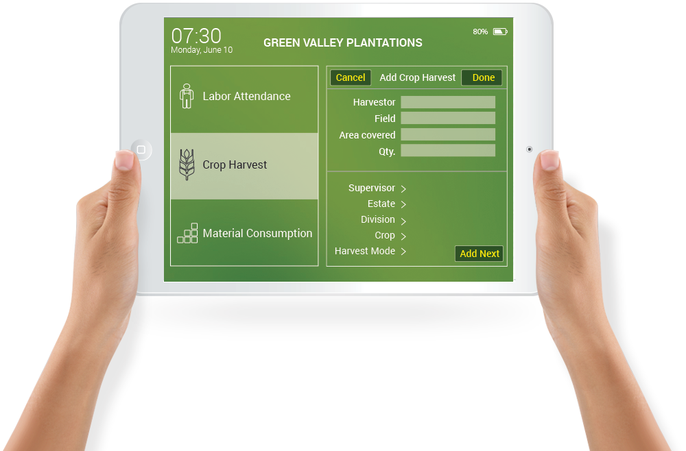 agriculture erp device integration