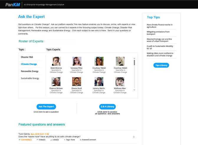 knowledge management app